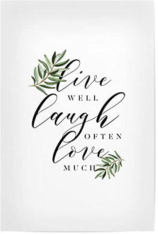 artboxONE Poster 45x30 cm Sprüche & Statements Typografie Live. Laugh. Love - Bild live live Love
