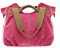 Chikencall Sacs Pour Femmes Sac à Bandoulière Casual Hobo Pour Femme Sac à Main Multi-Poches En Toile Messenger Top Poignée Grand Fourre-Tout Sac à Main Shopper Sacs De Style Européen Graffiti-rose