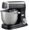 ROYALTY LINE, Robot da Cucina Multifunzione 2100W Nero RLPKM2100-BLK, Ciotola in Acciaio Inox da 7,5 L, Accessori Inclusi (Frusta, Frusta, Gancio), Paraspruzzi, velocità Inclinate