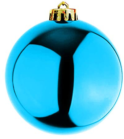 Mojawo XXL Christbaumkugeln Weihnachtsbaumkugeln Dekokugel Baumschmuck Petrol Ø 20cm Schmuckkugeln