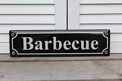 Emaille Schild Barbecue