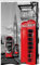 ABAKUHAUS Europa Schmaler Duschvorhang, London Retro Telefonzelle, Badezimmer Deko Set aus Stoff mit Haken, 120 x 180 cm, Grau Rot