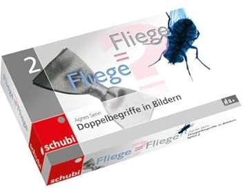 Fliege = Fliege?: SCHUBI Knobelspiel 2, zum Rätseln (SCHUBI Knobelspiele: SCHUBI-Kartenspiele zu Doppelbegriffen in Bildern)