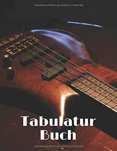 Tabulatur Buch: Lernen und komponieren Sie mit größerer Leichtigkeit! Heft mit leeren Tabulaturen zum Ausfüllen für Bassisten und Ukulelenspieler (4 Saiten) - 21,59 x 27,94 cm - 150 Seiten