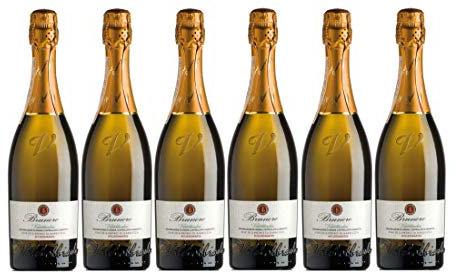 Confezione 6 bottiglie Prosecco Superiore di Valdobbiadene DOCG - Extra Dry Millesimato | Cantina Brunoro di Valdobbiadene | Vigneti di San Pietro di Barbozza