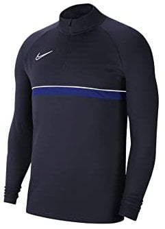 Nike Herren Dri-FIT Academy 21 Longsleeve, Obsidian/White/Royal Blue/White, 2XL