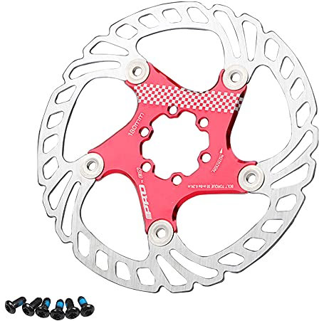 Fahrradscheibenbremsscheibe 160mm 180mm 203mm Mountainbike Schwimmscheibenrotor(Rot 160 mm)
