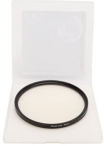 Filterlinse mit Anamorphotischem Effekt, Rahmen aus Aluminiumlegierung, wasserdichte Goldstreifen-Filterlinsenbeschichtung, Dimmprozess, High Definition für Filme, Fernsehen (86mm)