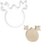 Christmas Reindeer Bauble Cookie Cutter - 3 Sizes