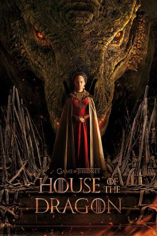 House of the Dragon - One Sheet - Film Poster Plakat - Grösse 61x91,5 cm + 1 Ü-Poster der Grösse 61x91,5cm