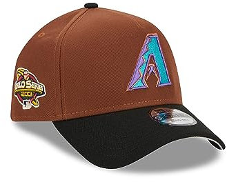 New Era Arizona Diamondbacks MLB Harvest World Series 2001 Brown Black 9Forty A-Frame Snapback Cap - One-Size