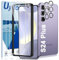 Uyiton für Samsung Galaxy S24 Plus Schutzfolie, 2 Stück für Samsung S24 Plus Folie und 2 Stück Kameraschutz, 9H Härte Panzer Schutz Glas HD Klar Schutzglas Displayschutz für Samsung S24 Plus