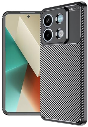 betterfon Hülle Kompatibel mit Xiaomi Redmi Note 13 5G | Handyhülle Silikon Back Cover Case für Redmi Note 13 5G TPU Bumper | Schwarz
