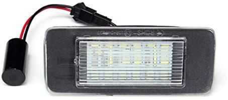 HUANTY Number Light 2Pcs Car License Plate Light Bulb For Opel Astra J Sports Tourer Zafira Rear Lights Number Plate Lamp Replacement