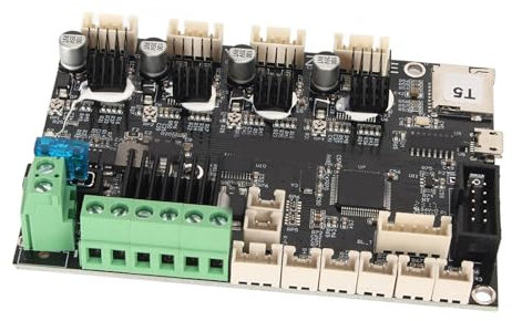 Tablero de Control de Impresora 3D, Salida de 12 V Operación Estable Placa Base de Impresora 3D Silenciosa para 3 para 3 V2