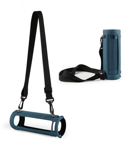 XBERSTAR Lautsprecherhülle für Sony SRS-XB43 Lautsprecher Schutzhülle Reise Tragetasche mit Schultergurt (Blau)