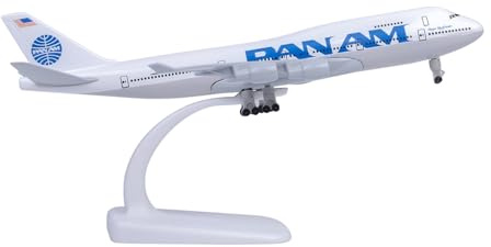 Bswath 1:300 Scale Model American Plane 747 Diecast Metal Alloy Model for Gift and Decoration