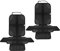 Ezilif Car Seat Protector, 2 Pack 600D Oxford Fabric Car Seat Protectors for Child Seats Fits ISOFIX, Waterproof Baby Car Seat Protector with Pockets and Thick Pad Cover for Kids