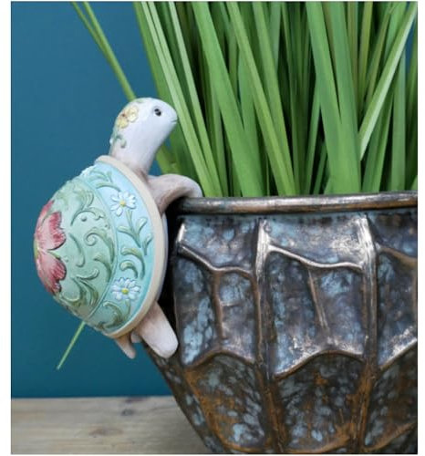 Tortoise Figure Plant Pot Hanger Pot Climber Turtle Animal Home Decorative Hanging Garden Ornament Figurine