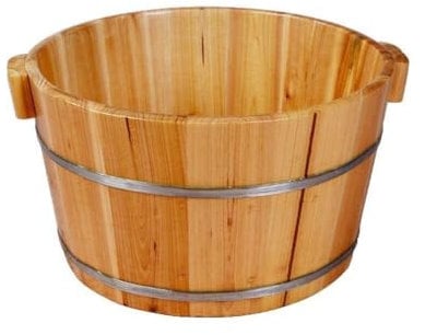 Foot Bath Pedicure Bowl Wooden Foot Spa Wooden Barrel Foot Tub for Soaking Feet Pedicure Foot Bath Large Foot Bath Basin Foot Bath Bowl Foot Basin