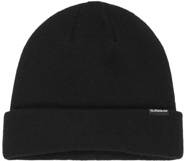 Quiksilver Routine Beanie Mütze, Schwarz, Einheitsgröße