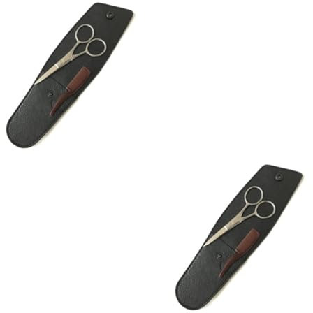 Baluue 2sätze Augenbrauenschneider Und Bartschneider Präzise Für Bartpflege Tragbare Mit Aufbewahrungstasche Für Und Friseure