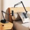 Hivexagon Soporte para tablet para cabecero de cama, sofá, escritorio, soporte de manos libres ajustable 360° para teléfono y tableta, cómodo de ver en cualquier posición