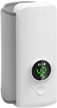 Calentador de biberones inalámbrico para leche materna, calentador de botellas de agua portátil, calentador de biberones de viaje para leche materna, funciona con pilas, calentamiento rápido de leche