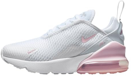Nike Schuhe Air Max 270 (PS) Code AO2372-122 Weiß, Weiß Rosa, 30 EU