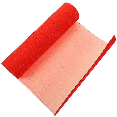 Housoutil Rotes Fu-papier Chinesisches Blankopapier Neujahrs-schreibpapier Kalligrafiepapier Dekoratives Blankopapier Party-schreibpapier Papier zum Malen von Schriftzeichen zum Basteln