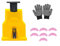 Chainsaw Chain Sharpener, Portable Chainsaw Teeth Sharpener, Crank Chainsaw Chain Sharpening Jig Kits, Simple Fast Grinding Tools Fits for Two-Hole Chainsaw