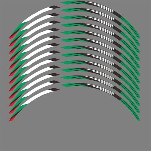 DTSGCX Aufkleber-Set Reflektierender Motorrad-Radaufkleber, Felgenstreifenband, Wasserdichter Aufkleber Für Suzuki Für Katana 1000 2019 2020-2023(Style 2)