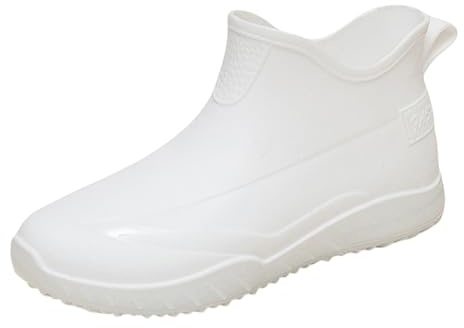 Stivali di gomma da uomo a piedi nudi, stivaletti da donna, in gomma, alla moda, leggeri, per giardinaggio, agricoltura, pesca