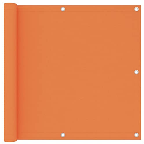 Brise-vue pour balcon, piscine, terrasse - En tissu Oxford - 90 x 300 cm - Orange