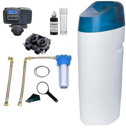 Adoucisseur d'eau 18L Vanne Fleck 5600 SXT complet avec accessoires