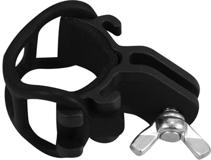 Healeved Fahrradlampe Halterung Stabil für Frontlicht mit Gummihalterung und Lenkerbefestigung für Mountainbike und Rennrad Kompatibel mit Taschenlampen