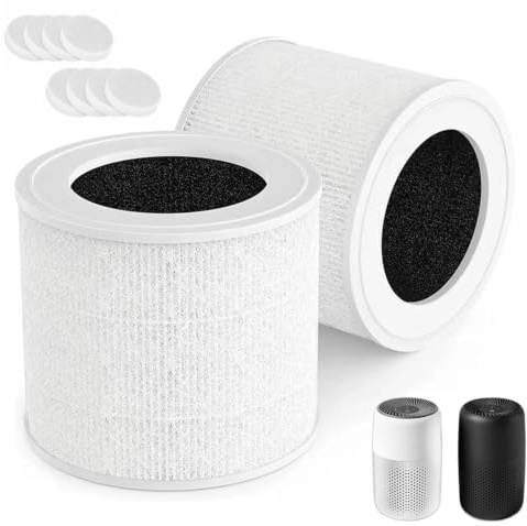 2 Filtri di Ricambio Compatibili con LEVOIT Core Mini Purificatore Aria