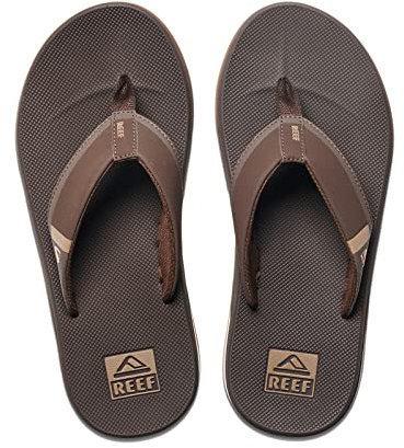 Reef Herren Fanning Low Flipflop, Brown, 46 EU
