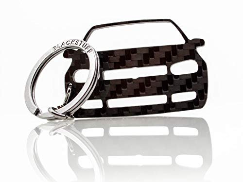 BlackStuff Porte-Clés En Fibre De Carbone Compatible Avec Golf GTI Mk4 1997-2003 Voiture