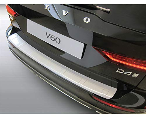 RGM ABS Heckstoßstangenschutz passgenau | kompatibel mit Volvo V60 II 2018- Schwarz 'Ribbed'