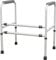 Aidapt Free Standing Support Toilet Safety Frame with Adjustment for Height and Width with Non Slip Feet Flat Pack