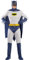Funidelia | Batman 1966 Costume OFFICIAL for man size XL The Dark Knight, Superheroes, DC Comics - Black - Costumes for adults fancy dress & props for Halloween, carnival & parties