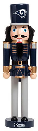 FOCO Los Angeles Rams NFL Nussknacker Holzfigur 35cm