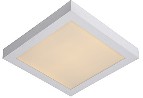 LUCIDE BRICE-LED - Deckenleuchte Badezimmer - LED Dim. - 1x30W 3000K - IP44 - Weiß