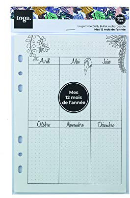 DRAEGER PARIS 1886 BJ202 Nachfüllblätter für Bullet Journal, Papier, mehrfarbig, Einheitsgröße