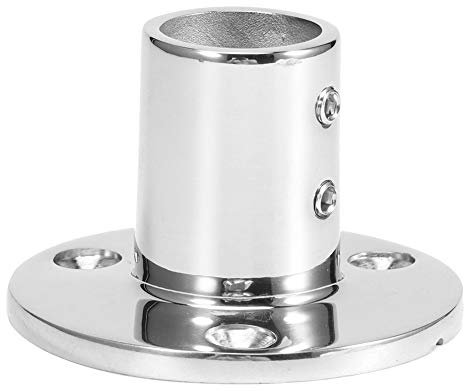 EBTOOLS pour Tube INOX pour Tube INOX 25mm Raccord de Main Courante de Bateau, raccord de Main Courante de Base de Tube Rond de 90 degrés(25mm)