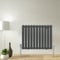 Warmehaus Radiatore orizzontale di design, 600 x 760 mm, colore: Grigio antracite