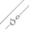 trendor Panzerkette Weißgold 585 Gold 14 Karat Breite 1,1 mm zeitloser Halsschmuck für Damen, bezaubernde Geschenkidee, hochwertiger Echtschmuck 51900-45 45 cm