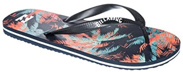 BILLABONG Tongs Homme Tongues, Navy/Red, 46 EU