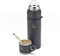 BALIBETOV Camping Vacuum Flask for Mate - Vacuum Insulated with Double Stainless Steel Wall- A Vacuum Flask Specially Designed as Mate Argentino Kit That Includes Bombilla and Mate Cup (Black)